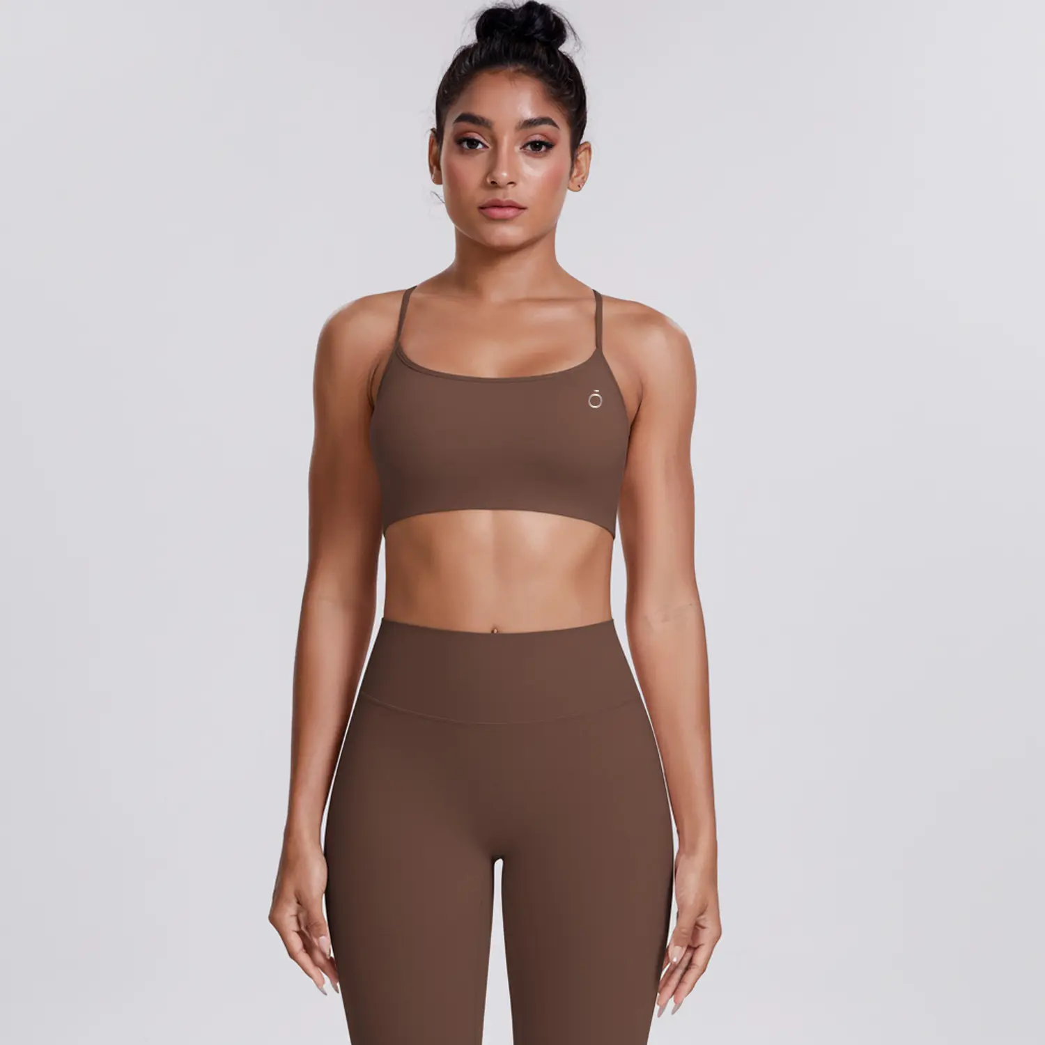Mocha Essential Sculpt Sports Bra